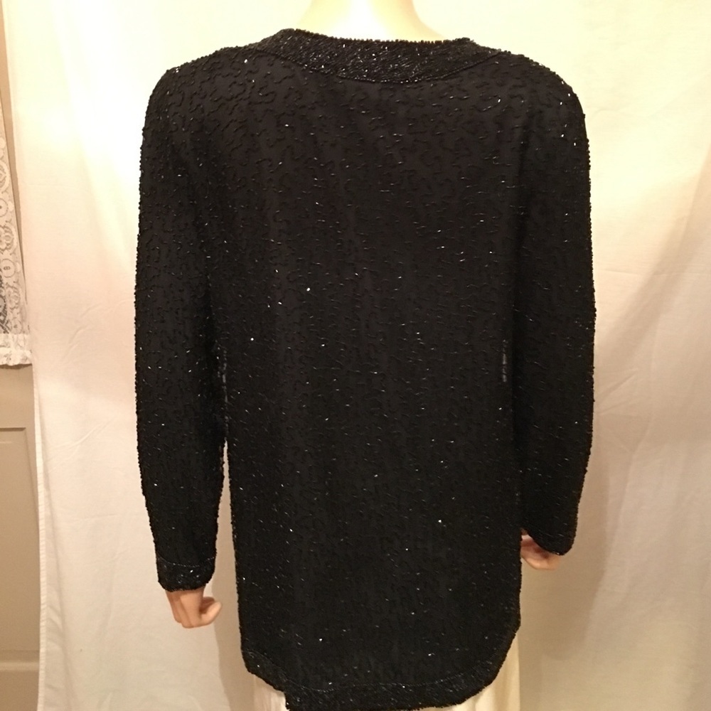 Vintage Sténay Silk Beaded Jacket - Picture 3 of 7